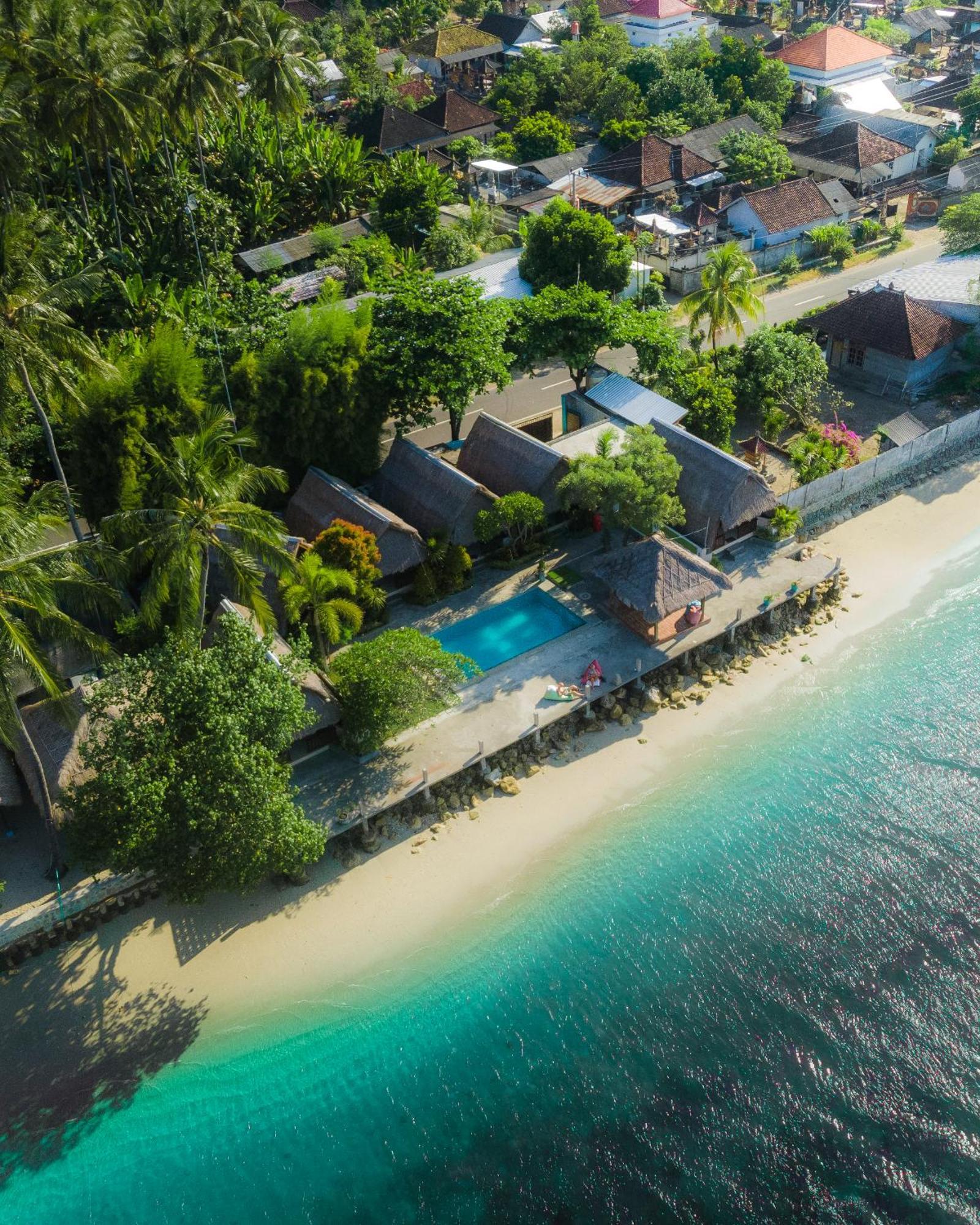 Krisna Bungalows And Restaurant Sekotong Ngoại thất bức ảnh