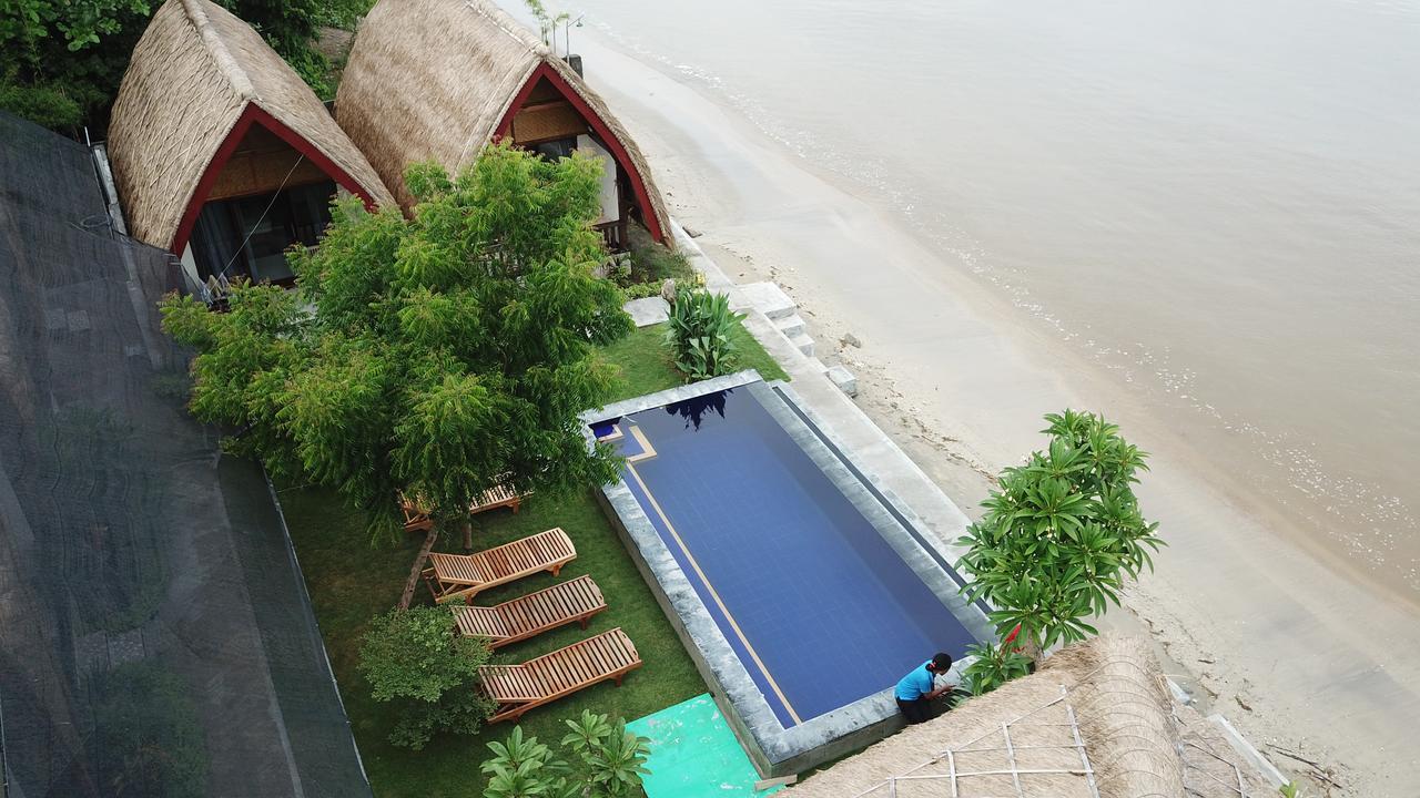 Krisna Bungalows And Restaurant Sekotong Ngoại thất bức ảnh