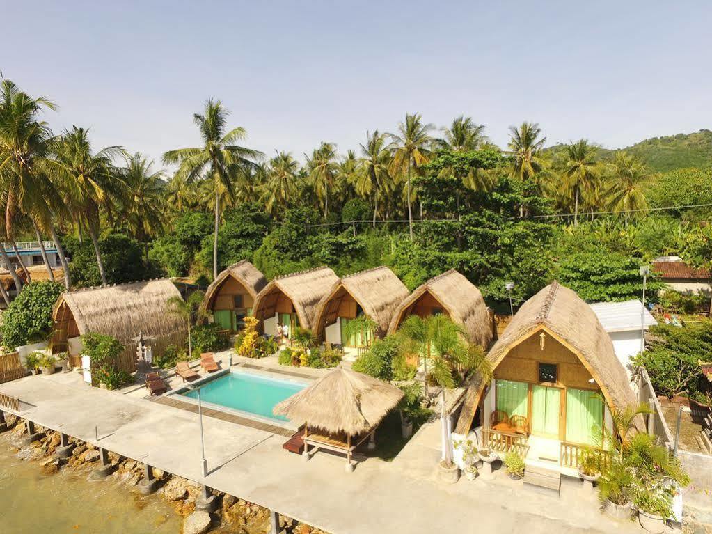 Krisna Bungalows And Restaurant Sekotong Ngoại thất bức ảnh